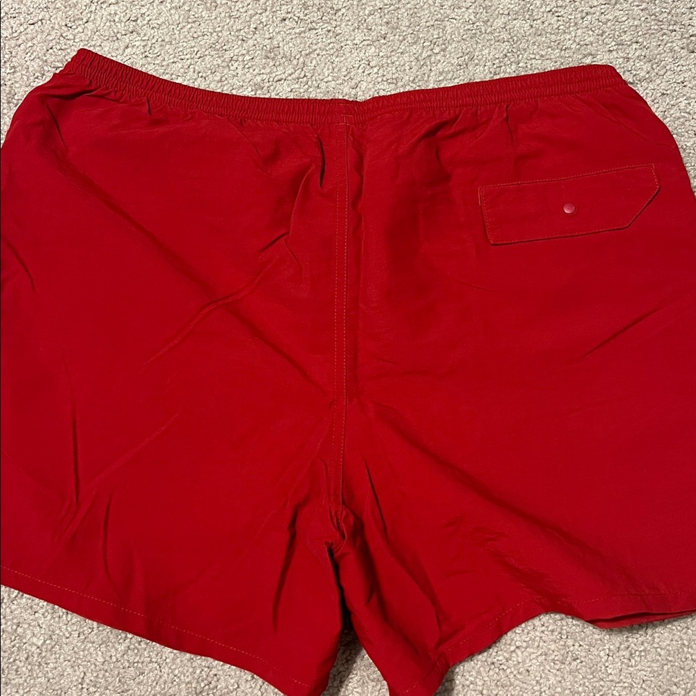 Patagonia Men's Vibrant Red Baggies Shorts - Picture 3 of 3